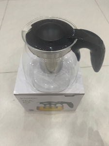 Bình pha trà Ấm trà thủy tinh Cherry S93 Bình lọc trà thuỷ tinh chịu nhiệt có lõi lọc Inox 304 Dung tích 900ml