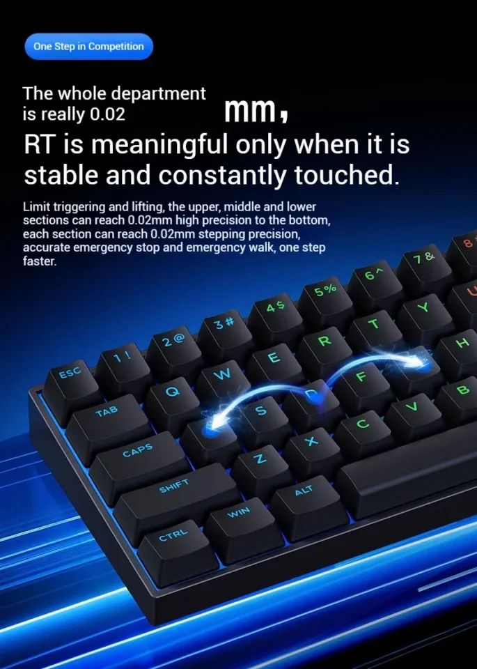 MCHOSE ACE 60 Pro Magnetic Mechanical Keyboard 60% Hot swappable