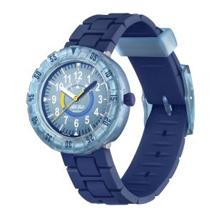 Flik Flak Bluebrick (FCSP133) Blue Silicone Kids Watch