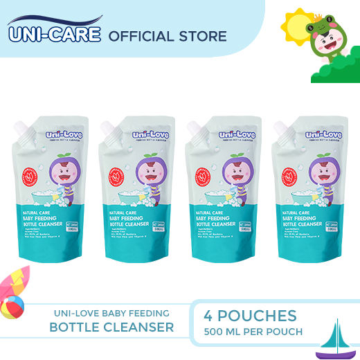 UniLove Baby Bottle Cleanser 500ml Pack of 4 Lazada PH