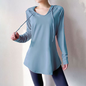 MOOTA Arunika Atasan Olahraga Hoodie Wanita Lengan Panjang Sport Oversized Gym Workout - 204