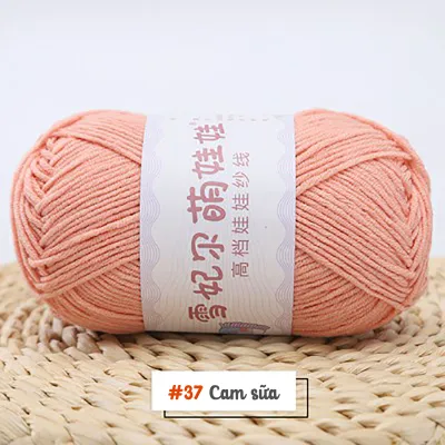 Len Baby Yarn hàng loại 1 không bai dão - Cỡ sợi 1.5mm cuộn 40gr (Mã 01 đến 50)