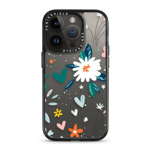 (แถมฟิล์ม) เคส FenixShield Tough EXTREME PRO [ FLOWER HEART ] สำหรับ iPhone 15 Pro Max / 15 Pro / 14 Pro Max