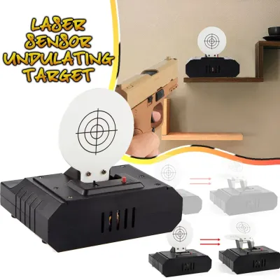 Laser Training Target with Sound Feedback Multiple Modes for Indoor Dry Fire Practice
