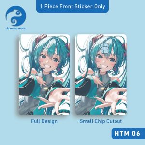 Hatsune Miku - Decorative Sticker Skin For ATM Bank Credit Debit eWallet Access Member ID Card Waterproof HTM