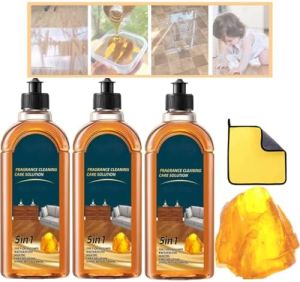 XIRUJNFD 5 in 1 Floor Cleaner Fragrance Cleaning Care Solution for Wood Floor Marble Floor Wooden Furniture-Long Lasting Fragrance (1)