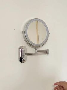Bathroom Mirror 8 Inch Wall Mirror and Vanity Mirror Wall Mounted Double Sided Toilet Mirror LED Mirror Makeup