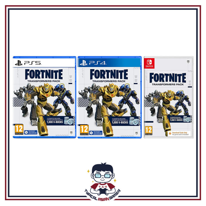 Fortnite Transformers Pack (Code in Box) [PS5/PS4/Switch] Lazada