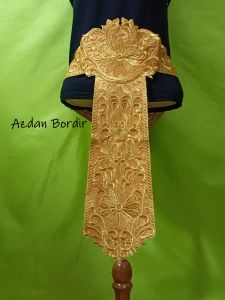 Renda Bordir Sabuk Lidah Mentari