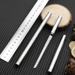 Home stainless steel tea knife king stick creative all steel integrated sharp fruit peeler portable outdoor stick knife