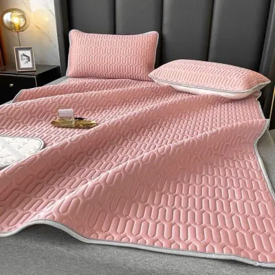 🌊Siêu Mát🌊Chiếu Điều Hòa Cao Su Non Nhập Khẩu Hàng Đẹp Tặng 2 Vỏ Gối Nằm _ Nemtot Bedding