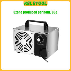 60g/h Ozone Generator Stainless Steel Ozone Machine Odor Removal Ionizer Air Purifier Ozone for Home Car Pet with timer