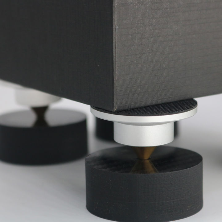 Picture of ALUMINIUM 4K CARBON FIBER Audiophile Shock Spikes Damping Pad High End ...