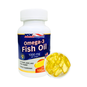 Dầu Cá Omega 3 Mỹ Fish Oil Giúp Bổ Mắt Não Tim 100 viên