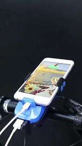 Fay Bless 5 in 1 Solar Bike Light with Phone Holder Horn
