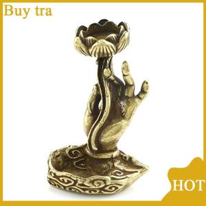 [Buytra] ธูปทองเหลืองแบบไหลย้อนกลับสำหรับพระพุทธเจ้าเครื่องหอมธูปทองเหลืองเครื่องหอมสำหรับพิธีชงชาของตกแต่งโต๊ะน้ำชา