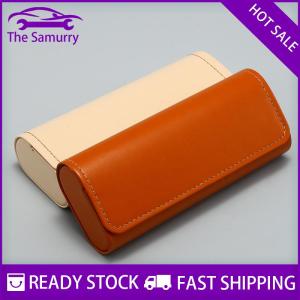 Samurry ✨Hot Sale✨ PU Leather Glasses Case Portable Men Women Sunglasses Optical Glasses Storage Box Anti-Pressure Eyeglasses Bag Accessories