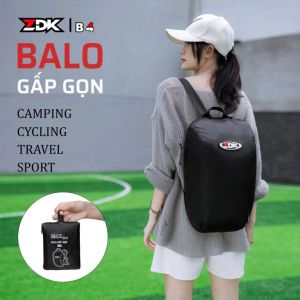 Balo Gấp Gọn Du Lịch ZDK B4 30L Siêu Nhẹ 110g Chống Nước Ngăn Phụ Tiện Lợi Dây Đeo Bền Chắc
