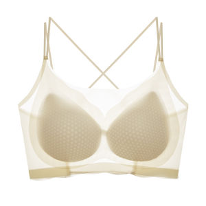 Womens summer nonmarking Ushaped adjustable bra for large breasts