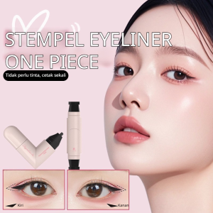 【Eyeliner Mudah dalam Satu Detik】Stempel Eyeliner Tahan Air dan Keringat Riasan Mata Tahan Lama Tutup Eyeliner All-in-One/ Bersayap Tahan Lama Stempel Eyeliner 2-in-1 Pigmen Tinggi