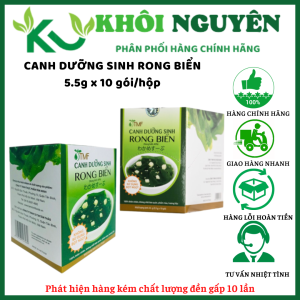 Canh rong biển dưỡng sinh Tâm Minh Foods hộp 10 gói