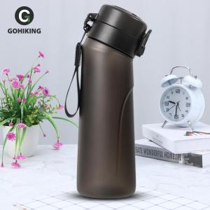 【New Arrival】 Stylish 650ML Tritan Water Bottle with Flavor Infuser Leakproof Cap for Hiking Camping and Fitness Activities