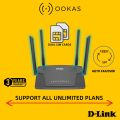 D-Link 4G LTE Unlimited Plan Router (Fiber Auto Failover) | Dual SIM Option | Backup WiFi | DWR-M905/ M930 /M930DS | MOD. 