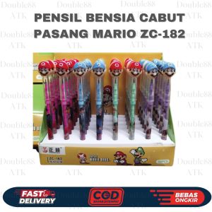 Pensil Bensia Cabut Pasang Mario ZC-182