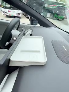 dncnf For XPENG P7+ Car Behind Dashboard Screen Storage Silicone Organize Tray Washable Anti-slip Car Interior Accessories 3M8Q4