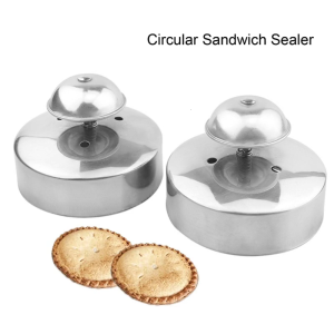 Dough Presser Pockets Pie Molds Party Potluck Hand Pie Molds Pie Baking Molds Stainless Steel Sandwich Cutter and Sealer