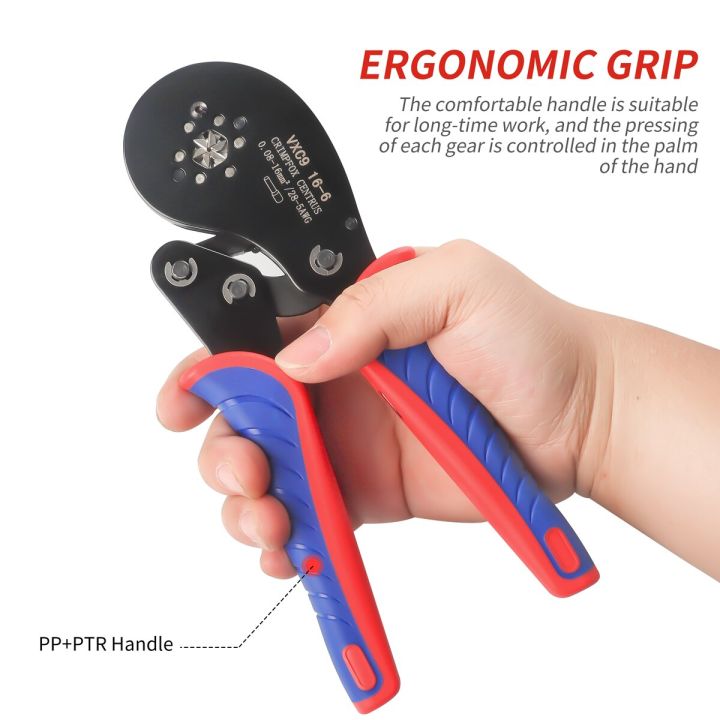 Hexagonal Ferrule Crimping Tool,166 Ferrules Crimp Tool And Hexagonal