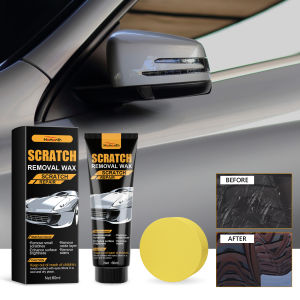 Homonth Car Scratch Repair Paste - Removes Surface Oxidation Stains & Light Scratches Restores Paint Gloss Car Polish Compound for All Colors