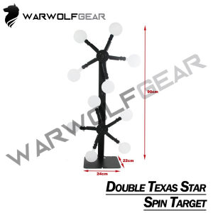 Double Texas Star Spin Target WARWOLFGEAR