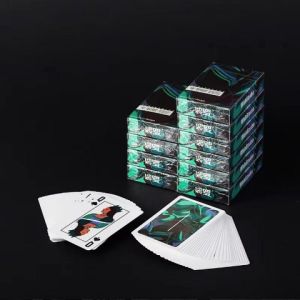 54pcs Fluid Color Creative Poker Playing Cards Set Standard Size Smooth Card Deck for Family Gathering Indoor Party Board Game Magic Trick Performance & Collectible Hobby Card Game