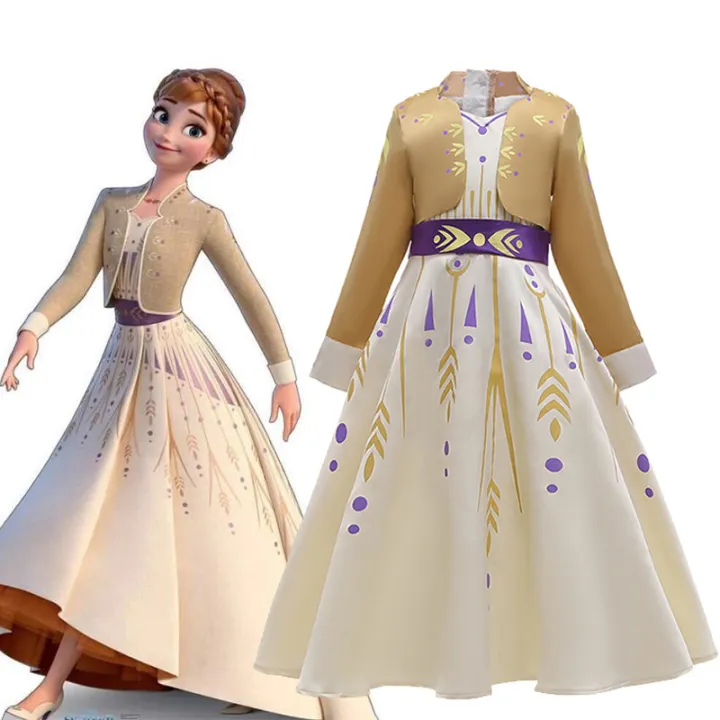 Elsa Frozen Dress Costume Princess Party Dresses Anna Princess