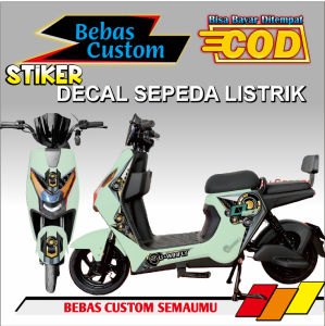 STIKER D60 D65 uwinfly custom DECAL Sepeda Listrik STRIPING Merek setiker Uwinfly R8S Ofero Genio Pacific United Viar Exotic Saige Mevi Voxa Selis