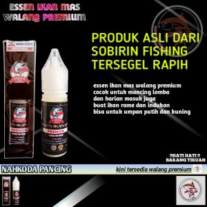 Essen ikan mas walang premium sobirin fishing 15 ml