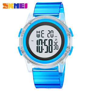 Jam Tangan Pria Wanita Digital Skmei 1997 Blue Water Resistant 50m