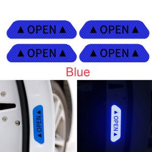 Miếng Dán Cho Xe Ô Tô Dải Phản Quang Miếng Dán Xe Hơi Bằng Sợi Carbon Miếng Dán Cảnh Báo An Toàn Chống Trầy Xước Cho Xe Ô Tô Xe Tải