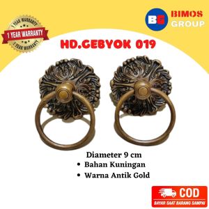 HANDLE GEBYOK ANTIK GBY 019 HANDLE PINRU GEBYOK TARIKAN PINTU KUNINGAN GAGANG PINTU RUMAH