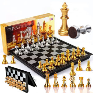 กระดานหมากรุก กระดานหมากรุกสากล กระดานหมากรุกแม่เหล็ก หมากรุกแม่เหล็กกล่องพับได้ กระดานพับได้ แบบพกพา