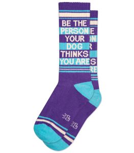 Gumball Poodle Be The Person Your Dog Thinks You Are Gym Crew Socks (One Size Fits Most)
