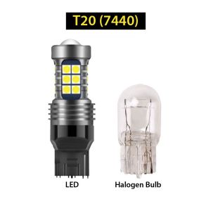 (NISSAN) Navara 1PC 27LED Car Reverse Light Bulb T15/W16W T20/7440 1156/P21W Non-flash Flash (Strobe 3 Times & Constant)