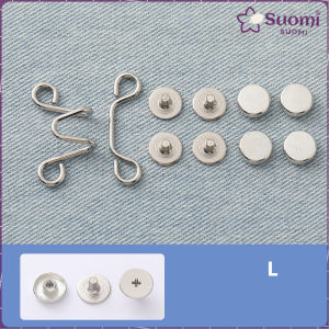 Suomi Jeans Skirt Waist Invisible Belt Detachable Fixed Buckle Pants Clip Waist Change Small Tighten Pants Pin Buckle Brooch