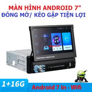 Màn Hình Android 7 inch Kéo Gập Đóng Mở Tự Động - DVD Android Nắp Gập Tự Động Tiện Lợi Gọn Gàng