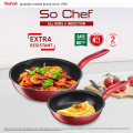 Tefal So Chef 2 Pcs Set (Fypan 24cm & Deep Frypan 28cm). 