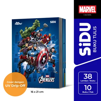 SiDU Buku Tulis Marvel 38 Lembar - 10 buku