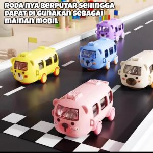 Botol Air Minum Bentuk Mobil Bus Anak-Anak Botol Air 500ml