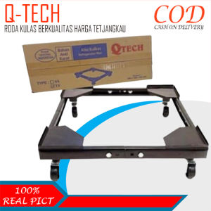 Roda Kulkas Qtech Kaki kulkas 1 Pintu Bisa mesin cuci Tahan 180Kg Anti karat/roda kulkas satu pintu