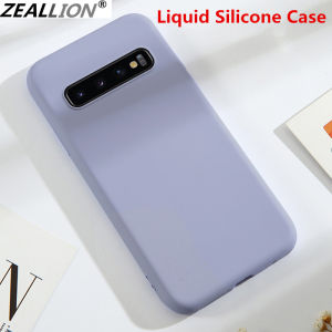 Zeallion Phone Case for [Samsung Galaxy S9 Plus S8 S9 S7 edge S7 S10 S20 S21 S22 S23 Plus Ultra S20 FE] Liquid Silicone Rubber Soft TPU Back Cover Baby-Skin Ultra Thin Shockproof Protective Shell Phone Case